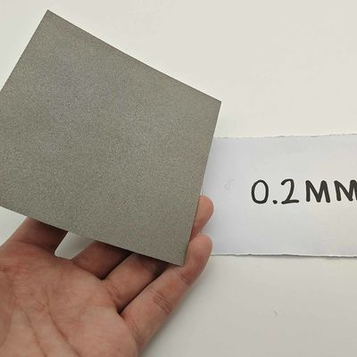 0.5mm-1mm Titanium felt giấy Porousity 50% -60% Ti Sintered Metal Fiber felt