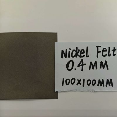 0.4mm dày Nickel Fiber felt AEM Hydrolyzed Pure Nickel Sintered felt