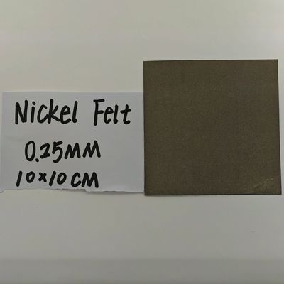 30-50% Độ xốp Nickel Fiber felt 0,25mm Độ dày AEM Điện phân nước Hydrogen sản xuất